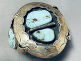 One Of The Best Ever Vintage Native American Navajo Dry Creek Turquoise Sterling Silver Bracelet-Nativo Arts