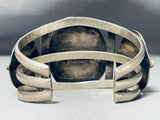 One Of The Best Vintage Native American Navajo Gilbert Turquoise Sterling Silver Bracelet-Nativo Arts