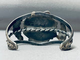 One Of The Best Vintage Native American Navajo Old Morenci Turquoise Sterling Silver Bracelet-Nativo Arts