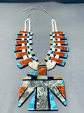 One Of The Largest Ever Native American Turquoise Shell Necklace-Nativo Arts