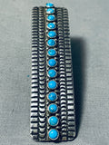 One Of The Most Unique Ever Vintage Native American Navajo Turquoise Sterling Silver Ring-Nativo Arts