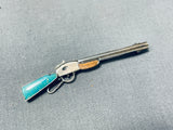 One Of The Most Unique Vintage Native American Navajo Turquoise Sterling Silver Pin-Nativo Arts