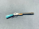 One Of The Most Unique Vintage Native American Navajo Turquoise Sterling Silver Pin-Nativo Arts