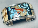 Opulent Native American Navajo Last Chance Turquoise Sterling Silver Coral Bracelet-Nativo Arts