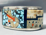 Opulent Native American Navajo Last Chance Turquoise Sterling Silver Coral Bracelet-Nativo Arts