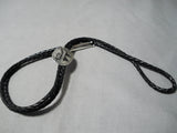 Outstanding Navajo Sterling Silver Bolo Native American-Nativo Arts