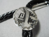 Outstanding Navajo Sterling Silver Bolo Native American-Nativo Arts