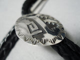 Outstanding Navajo Sterling Silver Bolo Native American-Nativo Arts