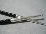 Outstanding Navajo Sterling Silver Bolo Native American-Nativo Arts