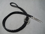 Outstanding Navajo Sterling Silver Bolo Native American-Nativo Arts