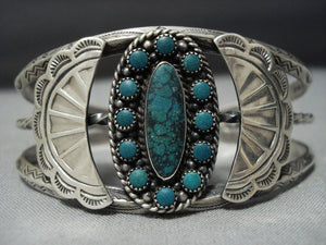 Outstanding Vintage Native American Jewelry Navajo Snake Eyes