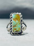 Outstanding Vintage Native American Navajo Royston Turquoise Sterling Silver Ring-Nativo Arts