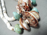 Phenomenal Santo Domingo Native American Turquoise Spiny Oyster Necklace-Nativo Arts