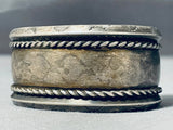 Phenomenal Vintage Native American Navajo Sterling Silver Bracelet-Nativo Arts