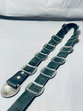 Precise Detail Vintage Hopi/ Pueblo Sterling Silver Concho Belt-Nativo Arts