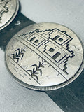 Precise Detail Vintage Hopi/ Pueblo Sterling Silver Concho Belt-Nativo Arts