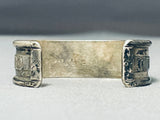 Ramone Platero Vintage Native American Navajo Turquoise Sterling Silver Bracelet-Nativo Arts