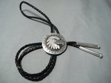 Randy Secatero Eagle Navajo Sterling Silver Eagle Bolo Native American-Nativo Arts
