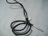 Randy Secatero Eagle Navajo Sterling Silver Eagle Bolo Native American-Nativo Arts