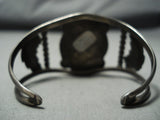 Rare Early Deposit Vintage Native American Navajo Turquoise Sterling Silver Bracelet-Nativo Arts