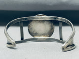 Rare Early Satellite Turquoise Cluster Vintage Native American Navajo Sterling Silver Bracelet-Nativo Arts