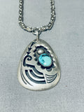 Rare Hallmark Thomas Singer Vintage Native American Navajo Turquoise Sterling Silver Necklace-Nativo Arts