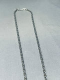 Rare Hallmark Thomas Singer Vintage Native American Navajo Turquoise Sterling Silver Necklace-Nativo Arts