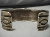 Rare High Grade Vintage Native American Navajo Royston Turquoise Sterling Silver Bracelet Old-Nativo Arts