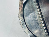 Rare Old Museum Vintage Native American Navajo Turquoise Sterling Silver Bracelet-Nativo Arts