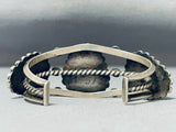 Rare Red Mountain Turquoise Vintage Native American Navajo Sterling Silver Bracelet-Nativo Arts