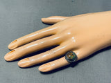 Rare Vintage Early Native American Navajo Royston Turquoise Sterling Silver Ring-Nativo Arts
