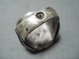 Rare Vintage Native American Navajo Sterling Silver Eagle Ring-Nativo Arts