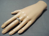 Signed Navajo Sterling Silver Ring Native American-Nativo Arts