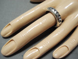 Signed Navajo Sterling Silver Ring Native American-Nativo Arts