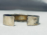 Small Wrist Vintage Native American Navajo Turquoise Sterling Silver Spiny Oyster Bracelet-Nativo Arts