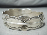 Special Navajo Lapis Sterling Silver Bangle Bracelet Native American-Nativo Arts