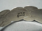 Special Navajo Lapis Sterling Silver Bangle Bracelet Native American-Nativo Arts