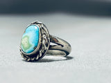 Special Vintage Native American Navajo Turquoise Sterling Silver Petite Ring-Nativo Arts