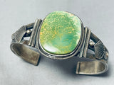 Steven Apache Vintage Native American Navajo Royston Turquoise Sterling Silver Bracelet-Nativo Arts