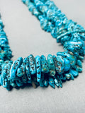 Striking Authentic Vintage Native American Navajo Turquoise Necklace-Nativo Arts