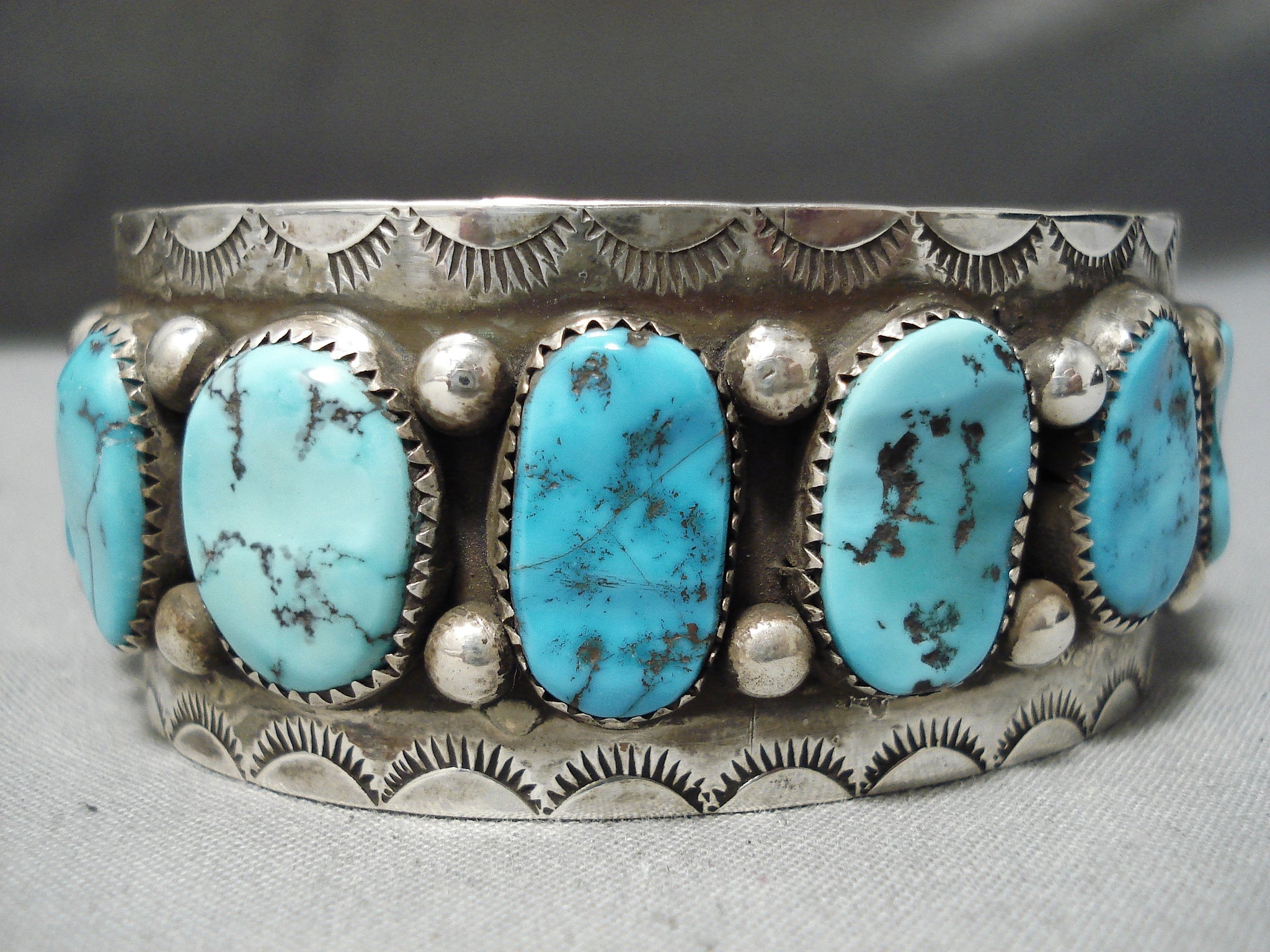 Sterling Silver Vintage Mexican Faux Turquoise Inlay Cuff Bracelet, 925  Vintage Southwestern Turquoise Inlay Jewelry, Turquoise Bracelet