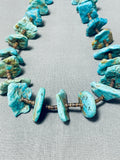 Stunning Vintage Native American Navajo Kingman Turquoise Necklace-Nativo Arts