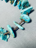 Stunning Vintage Native American Navajo Kingman Turquoise Necklace-Nativo Arts