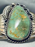 Stunning Vintage Native American Navajo Royston Turquoise Sterling Silver Bracelet-Nativo Arts