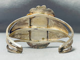 Stunning Vintage Native American Navajo Royston Turquoise Sterling Silver Bracelet-Nativo Arts
