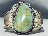 Stunning Vintage Native American Navajo Royston Turquoise Sterling Silver Bracelet-Nativo Arts