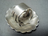 Stunning Vintage Native American Navajo Sterling Silver Shield Ring-Nativo Arts