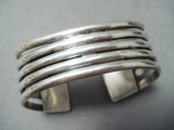 Stunning Vintage Native American Navajo Sugulite Rhodocyte Sterling Silver Bracelet-Nativo Arts