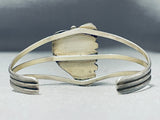 Stunning Vintage Native American Zuni 3 Sleeping Beauty Turquoise Sterling Silver Bracelet-Nativo Arts