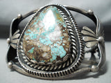 Stupendous Vintage Native American Navajo Royston Turquoise Sterling Silver Bracelet Old-Nativo Arts